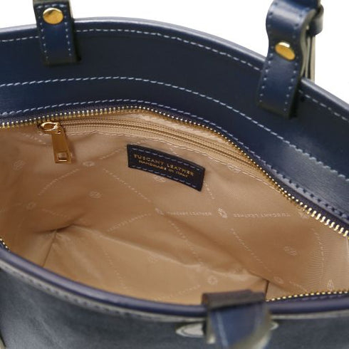 Glacette - Suede leather bucket bag